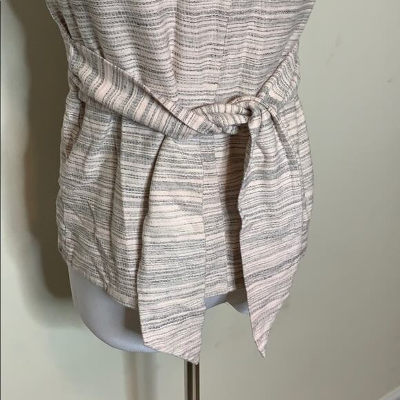 Lucky Brand Belted button down tank top Size Small - Picture 5 of 7